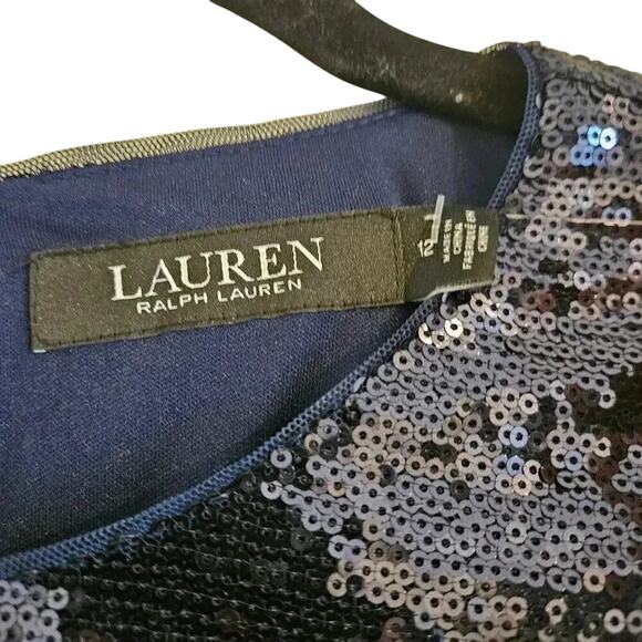 Lauren Ralph Lauren Sequined Cocktail Dress - Picture 3 of 8